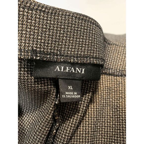 Alfani Women's Gold Thread Elastic Waist High Rise Gray Jeggings Size XL - Picture 4 of 5